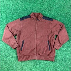 ClearWater Outfitters Maroon‎ Full Zip Heavy Jacket Mens Size XL